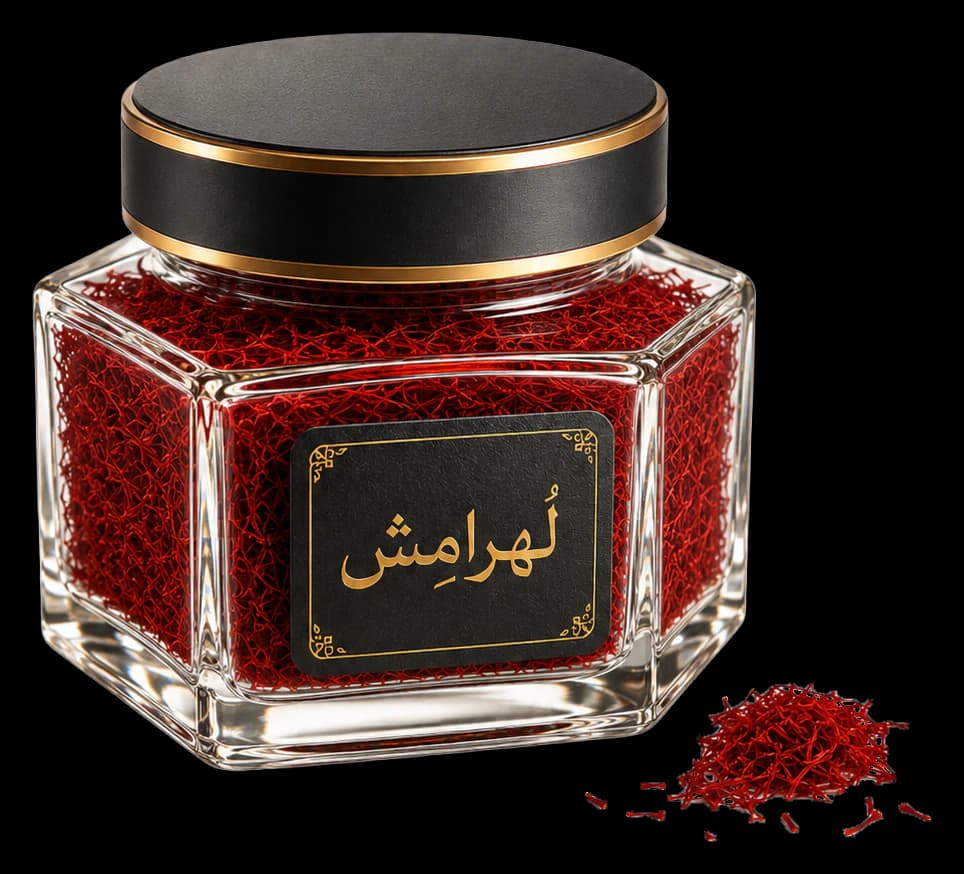 ظرف زعفران سرگل روزانه لُهرامِش